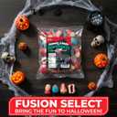 Fusion Select 16 Oz Individually Wrapped Gummy Body Parts Candy - Halloween Gummies & Trick or Treat Candy for Party & Goodie Bags - Spooky Assortment of Brain, Teeth, Fingers & Nose Candies (EXP 08/14/27)