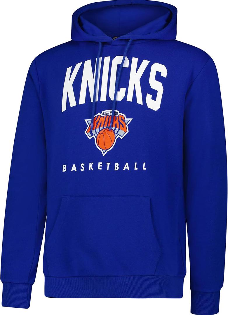 Ultra Game Men' s NBA Official Super Soft Teamster Hoodie Sweatshirt (Medium), New York Knicks 