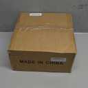 Ceiling Light Fixture, Hallway Ceiling Light with Gold Plate and Matte Black Shade, Modern Simple Style Porch Light Fixtures Semi Flush Mount (Brown)