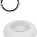 Smart Ring Fitness Tracker Multi Sports Modes Water Resistant Gesture Camera Control Ultra Thin Wearable Smart Ring with Charging Case for Men Women(Silver,11#)