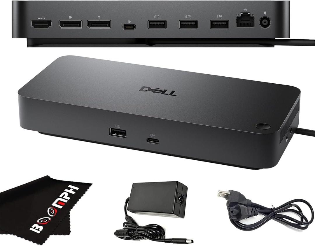 Dell Pro Dock WD25 USB-C Docking Station  100W Power Delivery, Dual FHD or Single 4K Display Support, HDMI, DisplayPort, Ethernet  Boomph's Ultimate Performance Dock Solution for Your Workspace