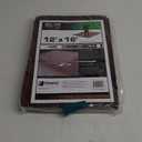 12' x 16' Foremost Tarp 11216 Brown/Green Dry Top Brown/Green 7-Mil Full Size Reversible Tarp
