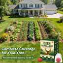 Powerful Deer Repellent Balls, Pest Repellent 24-Pack Deer Repellent for Garden & Outdoor Use, Natural Peppermint Oil Deer Deterrent to Keep Deer Away from Garden, Yard