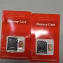 2 Pack TF Card 128GB with Adapter, High Speed Memory Card, UHS-I C10 A1 Memory TF Card for Tablet/Mobile Phone/Camera/Car Audio/Game Console (TF162 Red Gold 128GB)