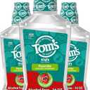 Tom's of Maine Children's Anticavity Fluoride Rinse Mouthwash, Silly Strawberry, 16 oz. 3-Pack