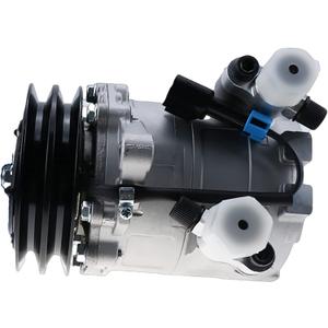 FridayParts A/C Compressor 6733655 Compatible for Bobcat Skidsteer Loader T180 T190 T200 T250 T300 T320 Replacement