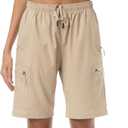 Men's Quick Dry Hiking Shorts Lightweight Running Gym Outdoor Active Shorts with Zipper Pockets 3XL