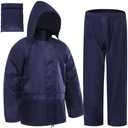 RainRider Rain Jacket Pants Suits for Men Women Waterproof Lightweight Rain Gear Workwear, 3X-L