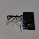 livho High Tech Blue Light Glasses - Advanced up to 99% Blue Light Blocking Computer Glasses - Screen Fatigue & UV Protection (*B1 Light Black+clear)