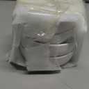 4pcs White Ceramic Seasoning Dishes Appetizer Plates,3 Inches