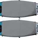 Explore Land Universal Kayak Cockpit Drape Waterproof Seal Cockpit Cover for Indoor and Outdoor 2 Pack - Regular 44 x 28 inch, Grey