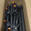 Backdrop Stand 108ft (WH) Adjustable Backdrop Support Ground Kit Photography Photo Shoot Backdrop Stand for Parties with Sandbags, Spring Clips, Carrying Bag