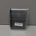 Case with Hand Strap for 6.8" Kindle Paperwhite 11th Generation 2021 and Kindle Paperwhite Signature Edition, PU Leather Cover, Transparent Hard Back Shell with Auto Sleep/Wake, Noble Black