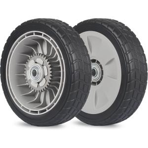 GICOOL 42710-VE2-M02ZE Rear Wheels, 8 Inch Wheels Fit for HRR216 HRS216 HRT216 Honda Walk-behind Lawn Mower, Pack of 2