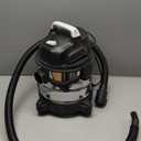 Amazon Basics Wet Dry Vacuum Cleaner, 4 gallon Shop, 3 HP Stainless Steel, Grey/Black