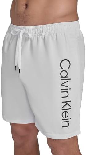 Calvin Klein Men's Volley Quick Dry Lightweight Swim Trunk, Size XL