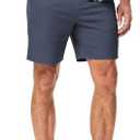 JMIERR Men's Classic-Fit 7" Chino Short Summer Stretch Waist Cotton Twill Casual Dress Shorts with Pockets Size 36