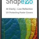 SnapeZo Poster Frame 32x50, Black, 1.25 Inch Aluminum Profile, Front-Loading Snap Frame, Wall Mounting, Professional Series