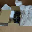 Goldenwarm Matte Black Closet Door Knobs, Passage Door Knobs Interior Hallway, Black Closet Door Knob No Lock 8 Pack