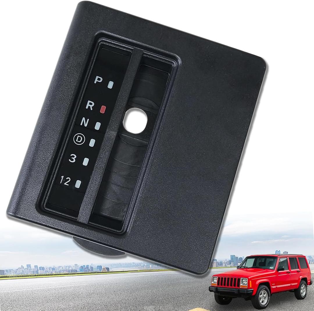 Automatic Floor Shift Indicator Bezel Dash Trim Auto Console Compatible with Jeep Cherokee XJ1997-2001 55115615