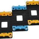 uxcell CPU Fan Mount Bracket Holder Base 3pcs Yellow Blue for AMD AM2 AM2+ AM3 AM3+ FM1