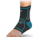 Dr. Scholl's Compression Ankle Sleeve with Massaging Gel Breathable Fabric Shock-Absorbing Ankle Brace Built-in Gel Padding & Support (Size M)