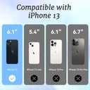 for iPhone 13 Case Travel Adventure Collage Pattern Military Grade Drop Protection Voyage Slim TPU Cover with Camera Protection for Women Girls Men Boys Travel Lovers (BlueRome)