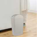 Obstnny Slim Plastic Trash Can for Narrow Spaces at Home or Office