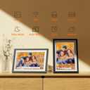 Digital Photo Frame,10.1 Inch Frameo Digital Picture Frame, 1280x800 IPS LCD Touch Screen,Auto-Rotate,16GB, Supports SD Cards,Share Moments Instantly via Frameo App from Anywhere,Gifts for Your Loves