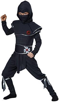 Boys Ninja Warrior Costume, Child Large 10-12 Years