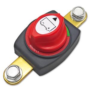 ON/Off Battery Disconnect Switch 12V 48V - 275A Side Post Battery Shut Off Switch for Marine RV Car Boat Truck, Trailer ATV, Heavy Duty Batteries Cut Off Kill Switches (Negative, Vertical)