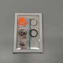 5 Pack Ring Cover Compatible with Oura Ring Gen 4/Oura Ring Gen 3 Horizon/Heritage, Abrasion-Resistant TPU Case for Oura Ring Protector Accessories for Oura Size 10 (Gold+Silver+Clear+White+Black)