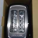 Toastmaster 2-Slice Toaster - Black with Stainless Steel - Kitchen Essential for Sandwich Bread & Breakfast Toast - Toaster with Wide Slots, High Rise Toast Lift & Cool-Touch Exterior