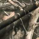 Camo Long Sleeve Crop Tops for Women Fitted Fall Outfit Camouflage Shirt Going Out Tshirt (Green, L)