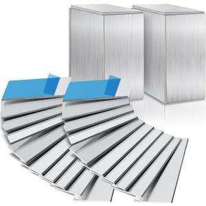 Amyhill 36 Pcs Aluminum Welding Plate Aluminum Sheet Metal Practice 2 x 4 x 1/8 (0.13”) Inch Thin Flat Plain, Accessories Beginner for Mig Tig Stick Mma Arc Gas Heat for Crafting Industry