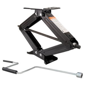 RecPro RV Scissor Jacks | Stabilizer Extender Leveling | Handle Included | Camper Trailer (5000lbs, 24 inches)