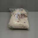 vctops 2-Piece Elegant Floral Embroidered Pillow Shams King Size 100% Cotton Quilted Decorative Pillow Shams Set (Cream,20"x36")