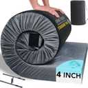 HomeMate Memory Foam Camping Mattress Pad: Portable Car Sleeping Pad | Roll Up Floor Mattress for Camping Cot Tent Truck Travel, Non-Slip Waterproof Sleeping Mat for Adults Guests
