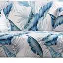 HOOBUY Printed Sofa Cover Stretch Couch Covers Sofa Slipcovers for 3 Cushion Couch with Two Free Pillow Case 01#(3 Seater/Large 2 Seater)