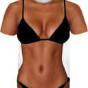 Goodstoworld Unisex 3D Fake Abs T Shirts Shredded Chest Printed Short Sleeve Costume Novelty Tees Shirt (XL)