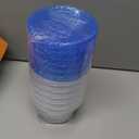 Freezer Storage Containers, [6 Pack-16 Oz] Airtight Plastic Food Storage Containers with Twist Top Lids, Soup, Meal Prep Containers | BPA Free | Stackable | Leakproof | Microwave/Dishwasher Safe