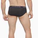 Calvin Klein Men's Cotton Stretch 3-Pack Brief (Medium, 1 Black/ 1 Blue Shadow/ 1 Cobalt Water)