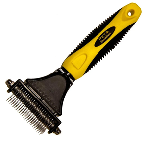 Pet Republique Matt Splitters Tool – Effective Mat Remover and Dematting Comb for LongHaired Dogs, Cats, Rabbits – Regular 12+23 Teeth Design