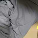 Weighted Blanket 15 lb, 48" x 72" Twin Size Cooling Cotton Machine Washable, Grey-48"x72" 15LB