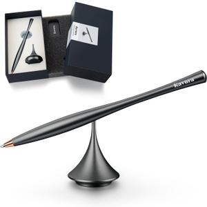 Metal Gravity Spinner Pen  Crafted with Japanese Precision, Anodized for a Sleek Metallic Finish  Relieves Stress & Sparks Creativity  Elegant Gift for Professionals and Graduates (Black)