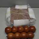 Slot Edge Round Side Table - Small Space Accent Table w/Solid Wood Leg - 12" Modern Drink Table, Nightstand for Bedroom, Living Room, Office & Tight Corners (Brown)