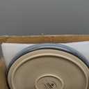 Famiware Milkyway Plates and Bowls Sets, 12 Pieces Dinnerware Sets, Reactive Glaze Dish Set, Stoneware Dishes Set for 4, Matte Dark Charcoal