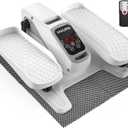 VIVURN-018 Under Desk Elliptical 12 Speed 5 Modes Mini Motorized Leg Exerciser While Sitting for Seniors As Seen on TV with Non-Slip Mat Quiet & Portable Electric Pedal Exerciser for Home and Office (White)