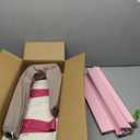 American Mahjong Game Set, Portable Carrying Bag,Acrylic 160 Tiles,Western Mahjong Tiles Set,Complete Ma Jong Set (Pink)