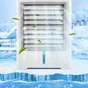 Portable Air Conditioners, Personal Evaporative Air Cooler with 3 Wind Speeds Touch Screen Small Air Conditioner Fan, Desktop Cooling Fan for Room, Bedroom, Office, Camping